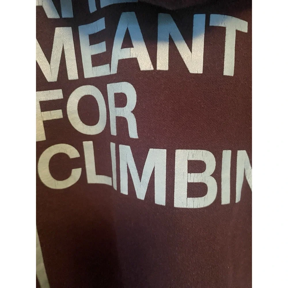The North Face Walls Are Meant For Climbing Graphic Hoodie Sweatshirt Men's